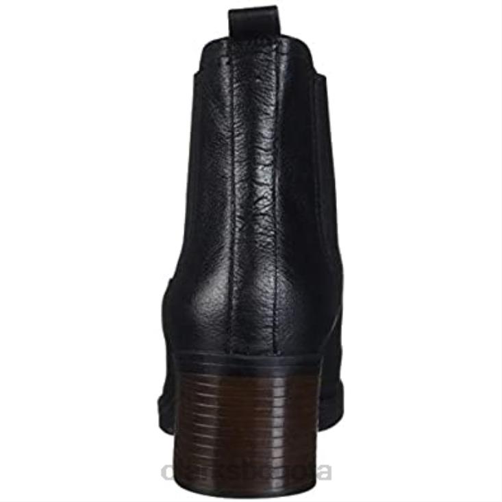 Clarks 0DX8L2546 Botas chelsea clarks hollis sun de mujer de cuero negro mujer cuero negro