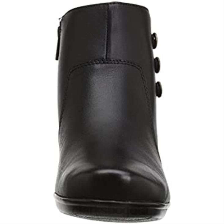 Clarks 0DX8L2551 botín emslie monet mujer clarks cuero negro mujer cuero negro
