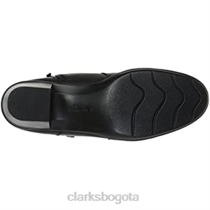 Clarks 0DX8L2551 botín emslie monet mujer clarks cuero negro mujer cuero negro
