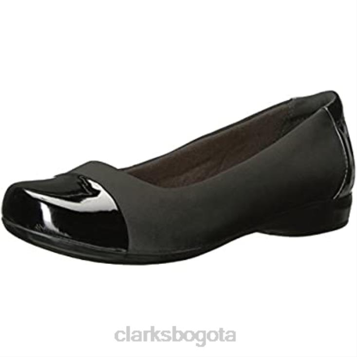 Clarks 0DX8L2552 Clarks multi clarks kinzie time flat negros para mujer mujer negro múltiple