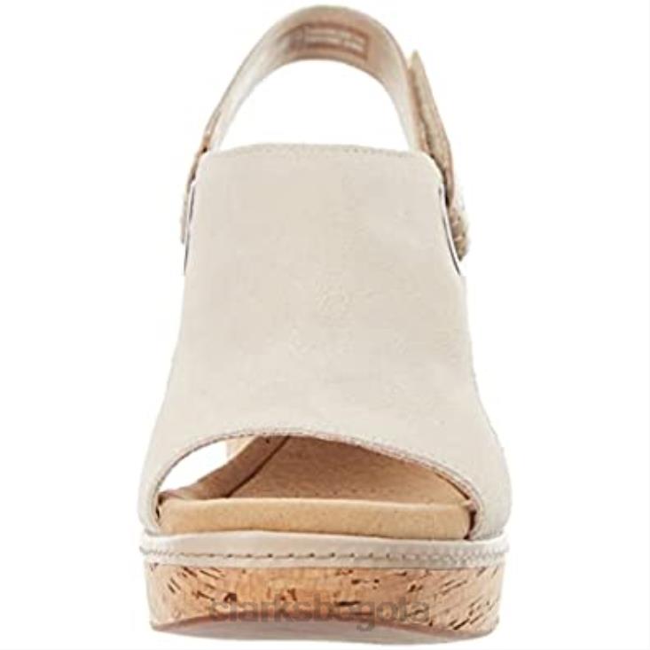 Clarks 0DX8L2554 Clarks giselle sea sandalia mujer ante arena mujer gamuza arena