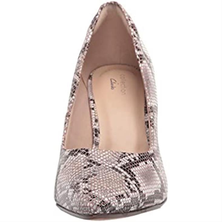 Clarks 0DX8L2558 salón tulipán illeana mujer serpiente natural sintético clarks mujer serpiente natural sintética