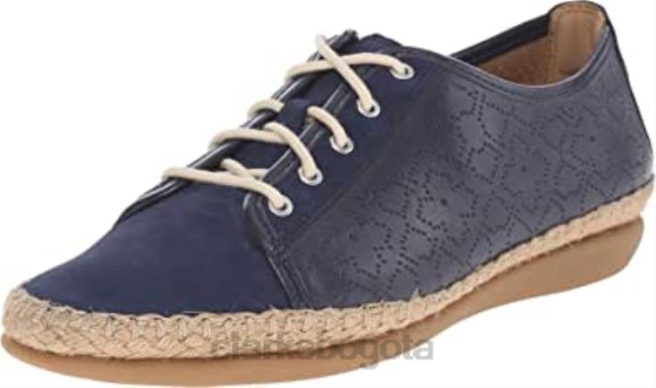 Clarks 0DX8L2559 zapato con cordones reeney rita para mujer clarks nubuck azul marino mujer