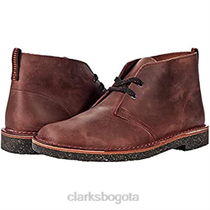 Clarks 0DX8L2561 clarks bushacre 3 cuero burdeos unisexo