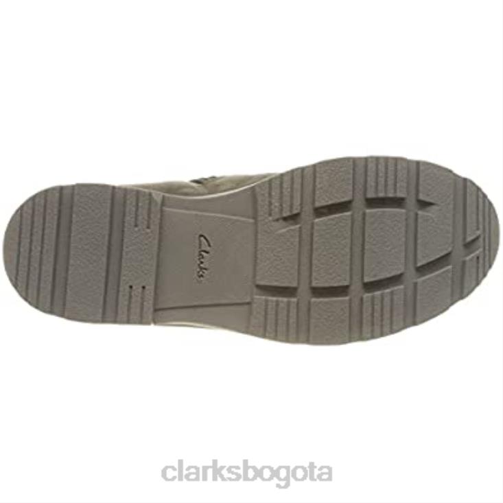 Clarks 0DX8L2564 bota chelsea heathsea gtxk lea gris oscuro para hombre clarks hombres hoja gris oscuro