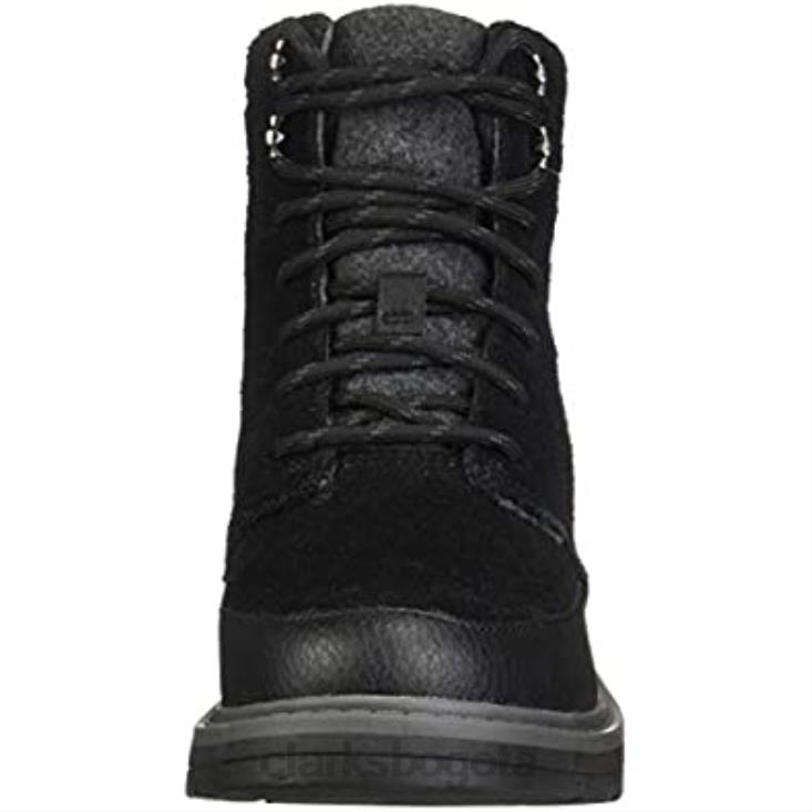 Clarks 0DX8L2568 Botín clarks ivery jet negro para mujer mujer