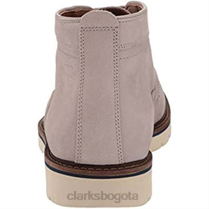 Clarks 0DX8L2570 Botín clarks bayhill mid tobillo para hombre nobuck piedra hombres nubuck de piedra