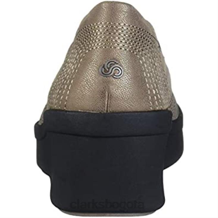 Clarks 0DX8L2573 paso de mujer plataforma rose sky clarks peltre textil mujer textil de peltre