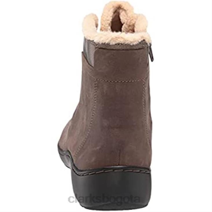 Clarks 0DX8L2574 Botín mujer cora chai taupe bronce clarks mujer bronce pardo
