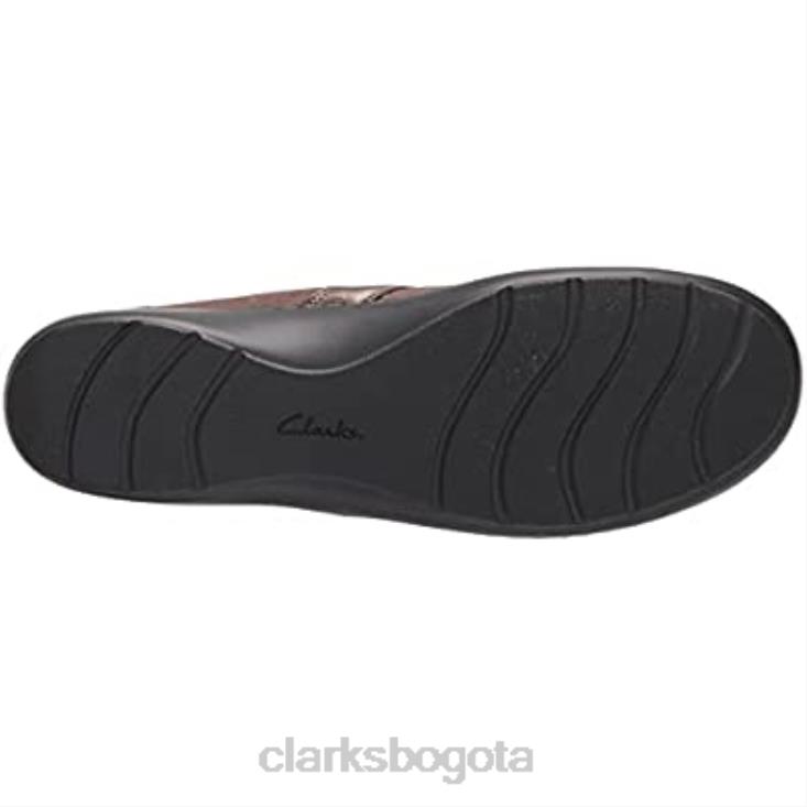 Clarks 0DX8L2574 Botín mujer cora chai taupe bronce clarks mujer bronce pardo