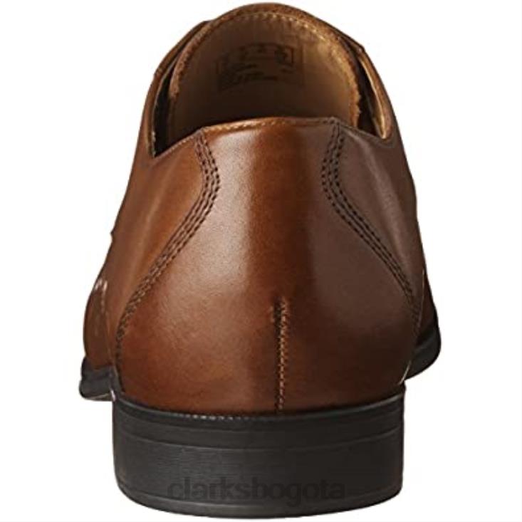 Clarks 0DX8L2575 clarks gilman lace oxford para hombre de cuero tostado oscuro hombres cuero bronceado oscuro