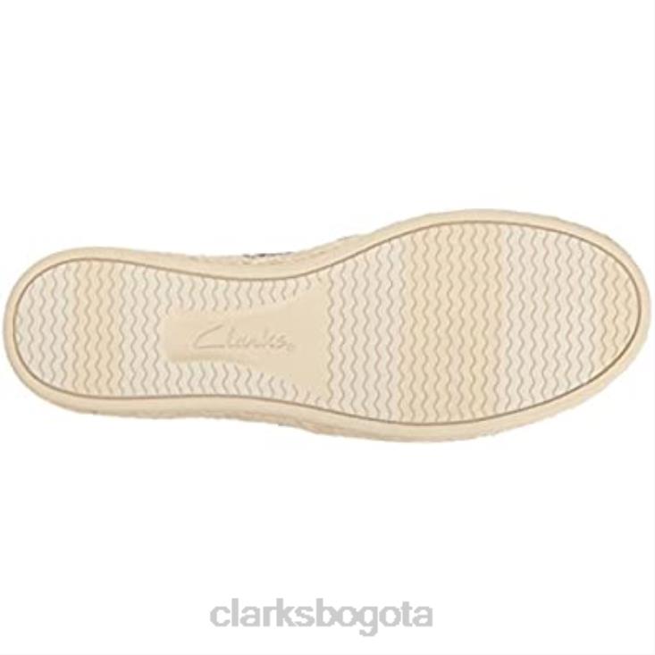 Clarks 0DX8L2583 mocasín sin cordones azella theoni mujer clarks beige sintético estampado serpiente mujer estampado de serpiente sintética beige