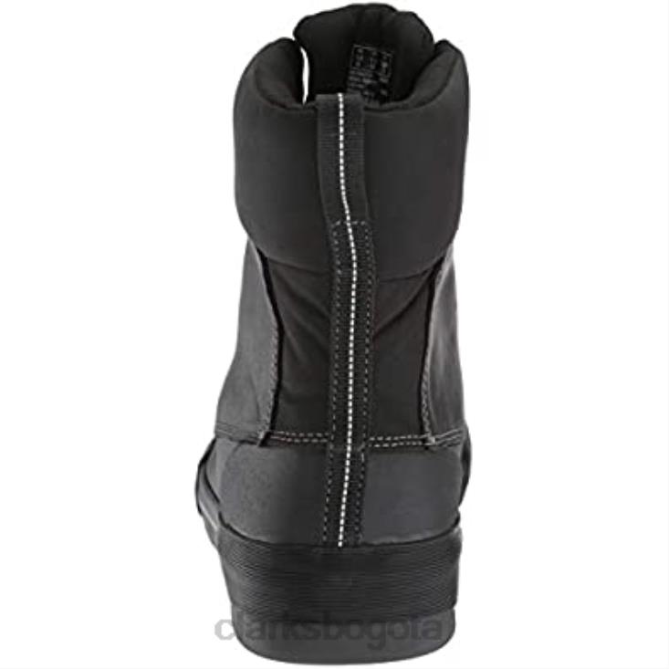 Clarks 0DX8L2584 Botín clarks bowman para hombre de cuero negro cuero negro hombres cuero negro