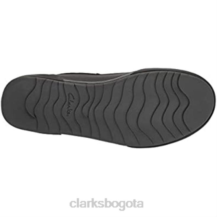 Clarks 0DX8L2584 Botín clarks bowman para hombre de cuero negro cuero negro hombres cuero negro