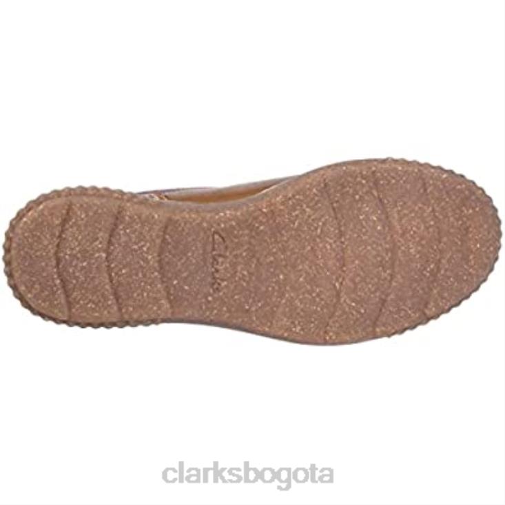 Clarks 0DX8L2585 Zapatilla clarks caroline cove lea color tostado oscuro para mujer mujer