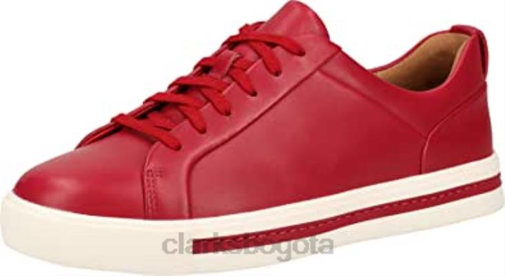 Clarks 0DX8L2589 sharon maui zapato rojo con cordones para mujer clarks rojos mujer