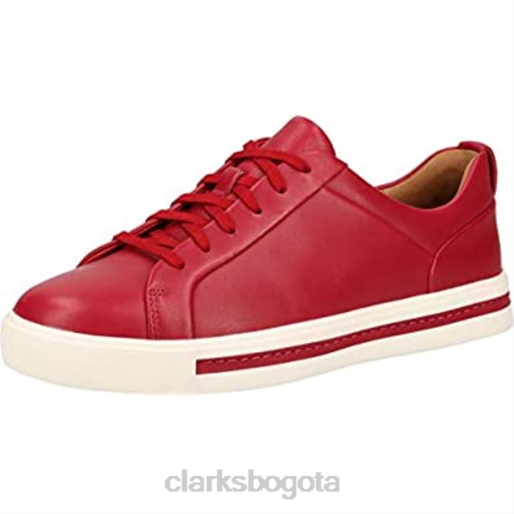 Clarks 0DX8L2589 sharon maui zapato rojo con cordones para mujer clarks rojos mujer