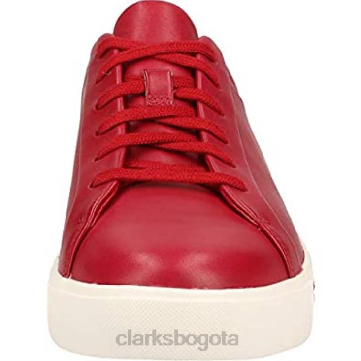 Clarks 0DX8L2589 sharon maui zapato rojo con cordones para mujer clarks rojos mujer
