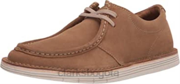 Clarks 0DX8L2590 Zapatilla forge run para hombre de ante color arena oscuro clarks hombres gamuza arena oscura