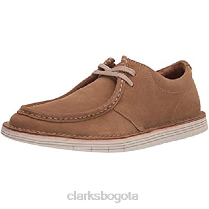 Clarks 0DX8L2590 Zapatilla forge run para hombre de ante color arena oscuro clarks hombres gamuza arena oscura