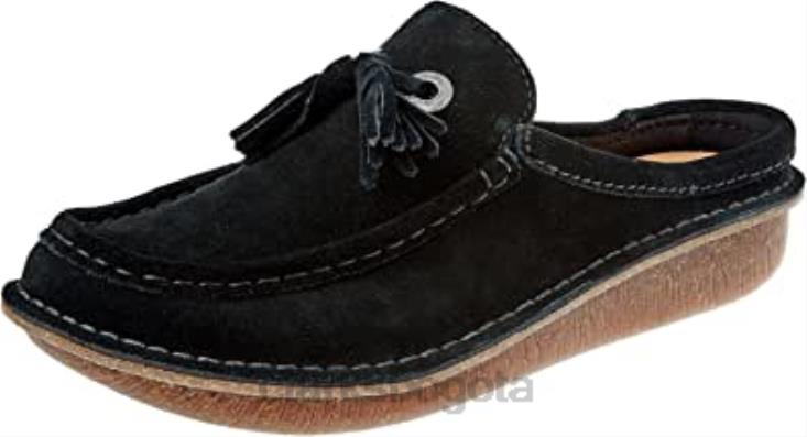 Clarks 0DX8L2591 sandalia clarks fun ny clog slide para mujer negro sde mujer negro