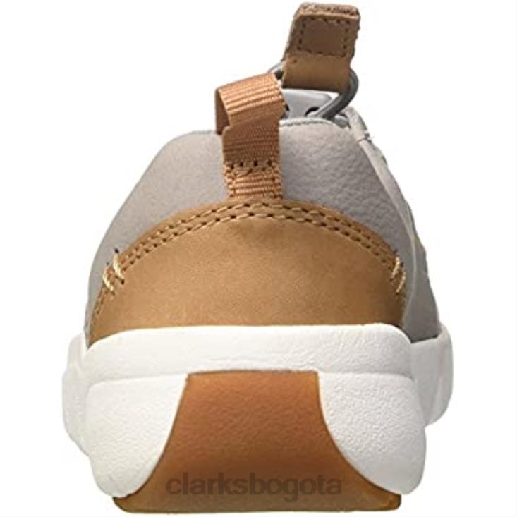 Clarks 0DX8L2594 Zapatillas clarks tri weave para niño gris cuero gris cuero gris niños gris cuero gris cuero gris
