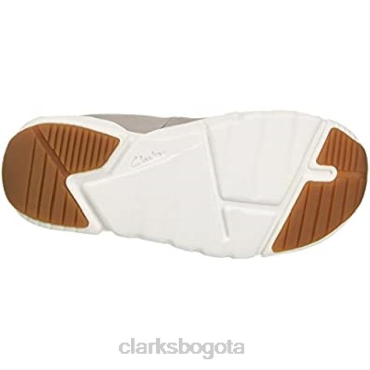 Clarks 0DX8L2594 Zapatillas clarks tri weave para niño gris cuero gris cuero gris niños gris cuero gris cuero gris