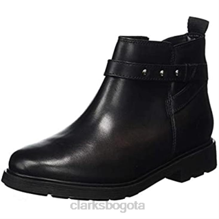 Clarks 0DX8L2595 Botines niña clarks astrol soar k piel negro niños cuero negro