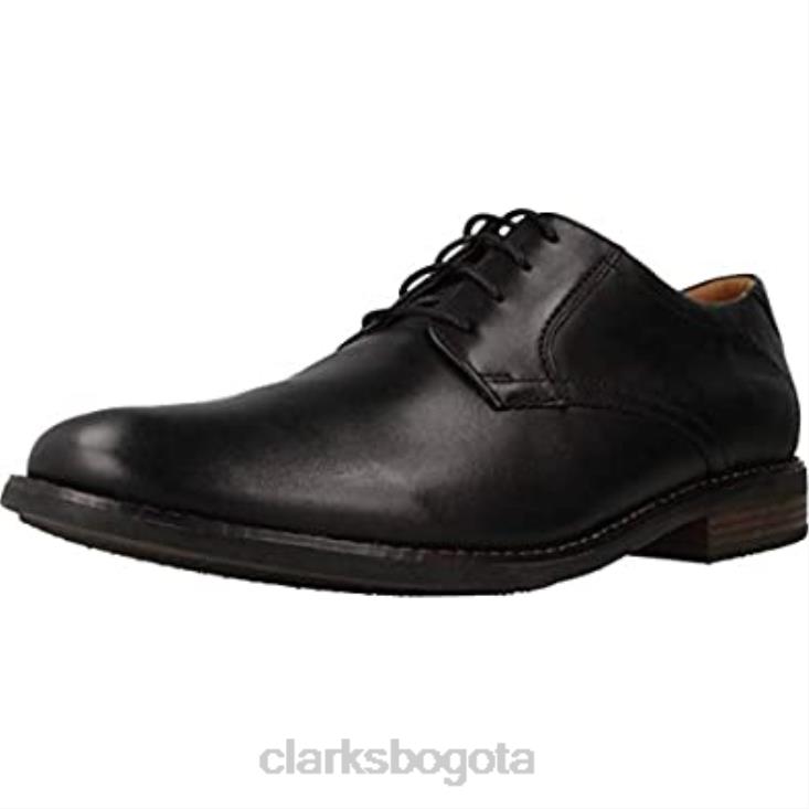 Clarks 0DX8L261 zapatos brogue de encaje becken de hombre clarks negros hombres cuero negro cuero negro