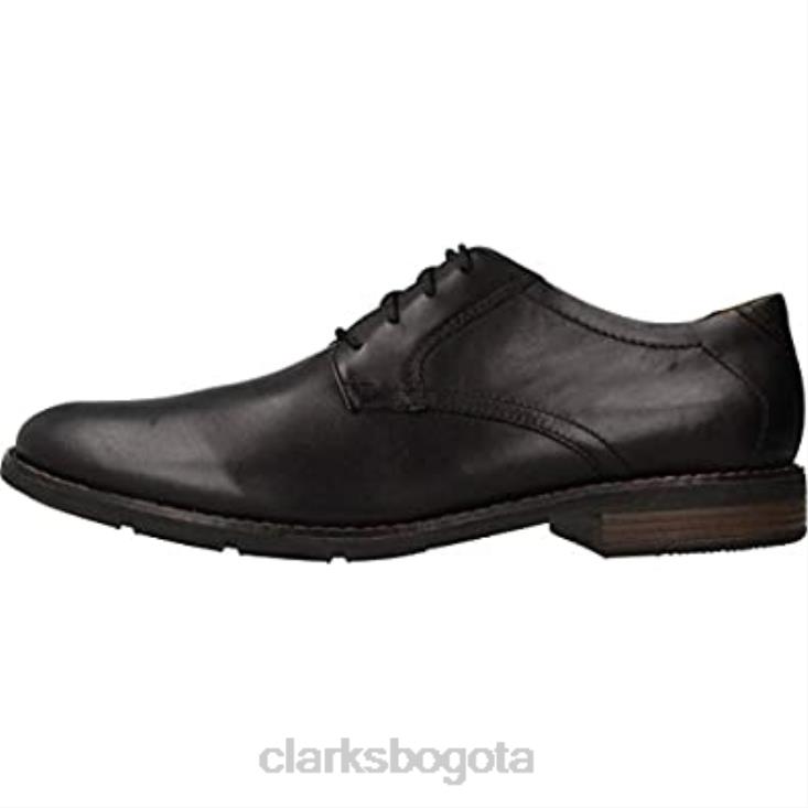 Clarks 0DX8L261 zapatos brogue de encaje becken de hombre clarks negros hombres cuero negro cuero negro