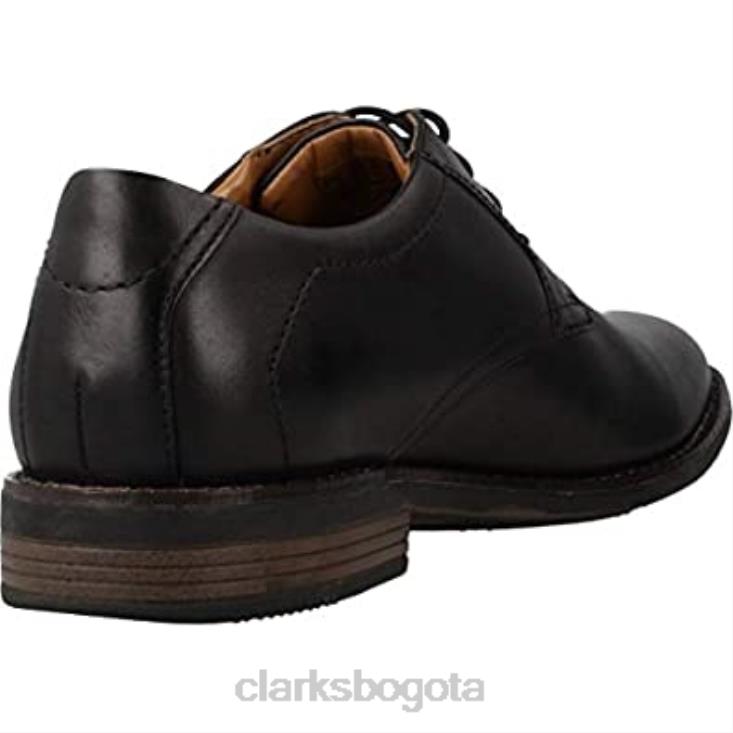 Clarks 0DX8L261 zapatos brogue de encaje becken de hombre clarks negros hombres cuero negro cuero negro