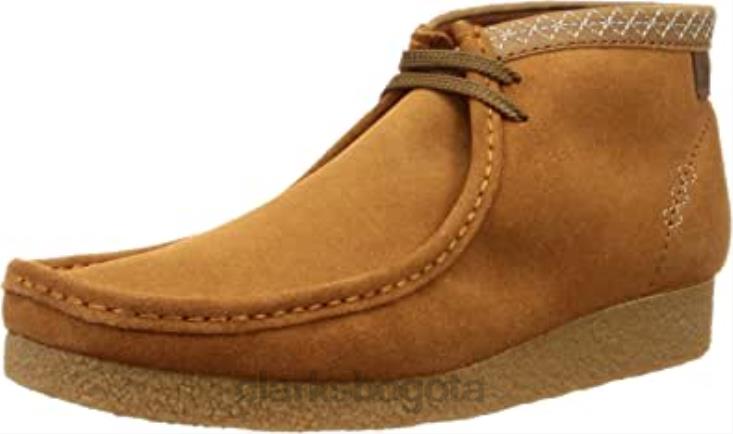 Clarks 0DX8L2613 botas wallabee shacre para hombre moda clarks tan hombres broncearse
