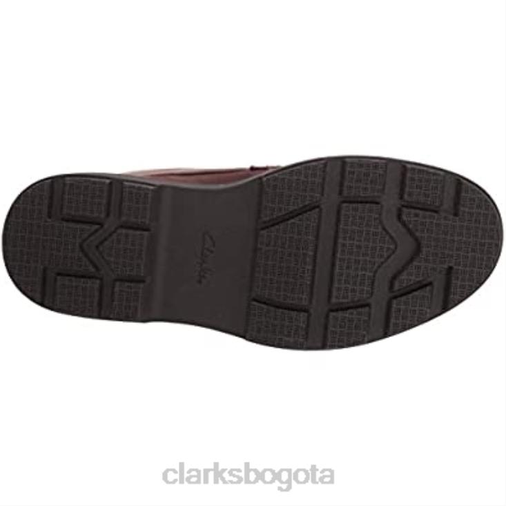 Clarks 0DX8L2615 botines de pico dempsey para hombre clarks british tan leather hombres cuero bronceado británico