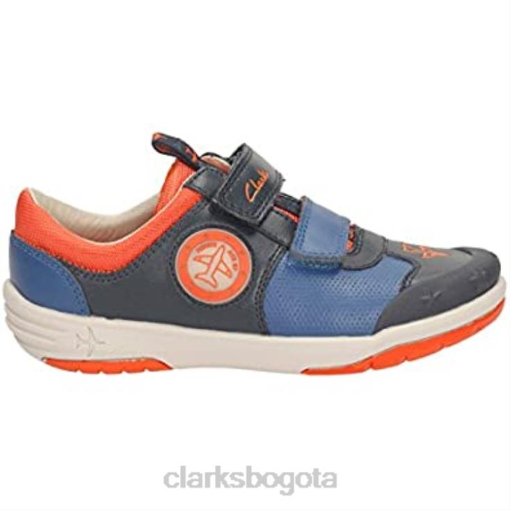 Clarks 0DX8L2616 Clarks Jetsky Buzz Boys - Zapatillas informales para bebé niños
