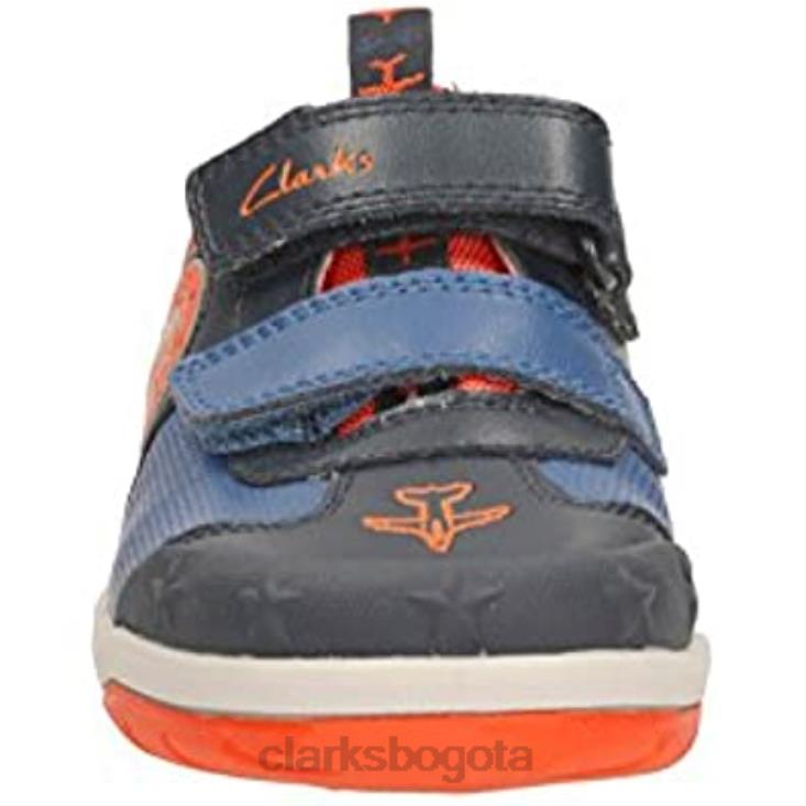 Clarks 0DX8L2616 Clarks Jetsky Buzz Boys - Zapatillas informales para bebé niños