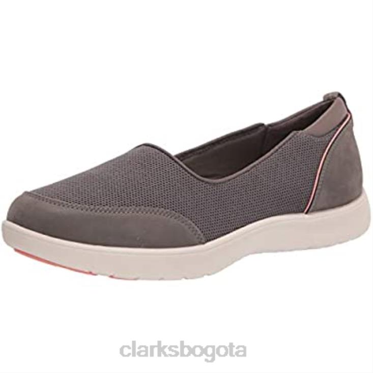Clarks 0DX8L2619 Zapatilla clarks adella blush de piedra textil para mujer mujer textil de piedra