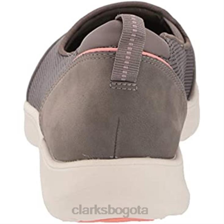 Clarks 0DX8L2619 Zapatilla clarks adella blush de piedra textil para mujer mujer textil de piedra