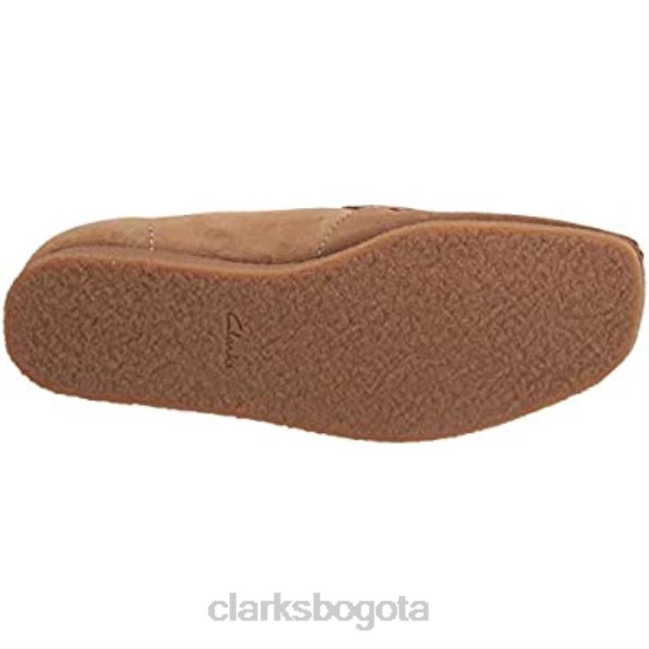 Clarks 0DX8L2622 bota shacre hombre tobillo ante arena oscuro clarks hombres gamuza arena oscura