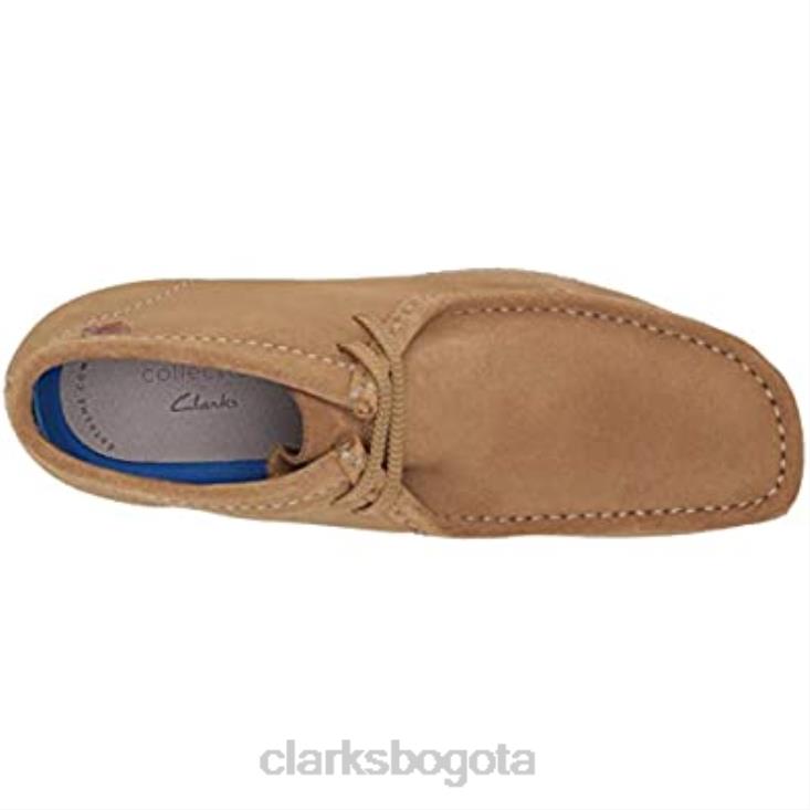 Clarks 0DX8L2622 bota shacre hombre tobillo ante arena oscuro clarks hombres gamuza arena oscura