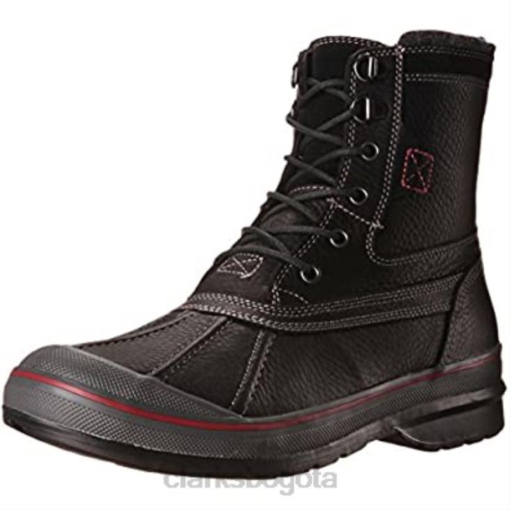 Clarks 0DX8L2630 milwright hi premium boot botas para hombre clarksblack cuero negro clarks hombres negro