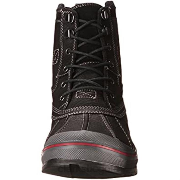 Clarks 0DX8L2630 milwright hi premium boot botas para hombre clarksblack cuero negro clarks hombres negro