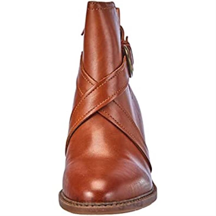 Clarks 0DX8L2634 Botín clarks mujer scene strap piel caramelo mujer cuero caramelo