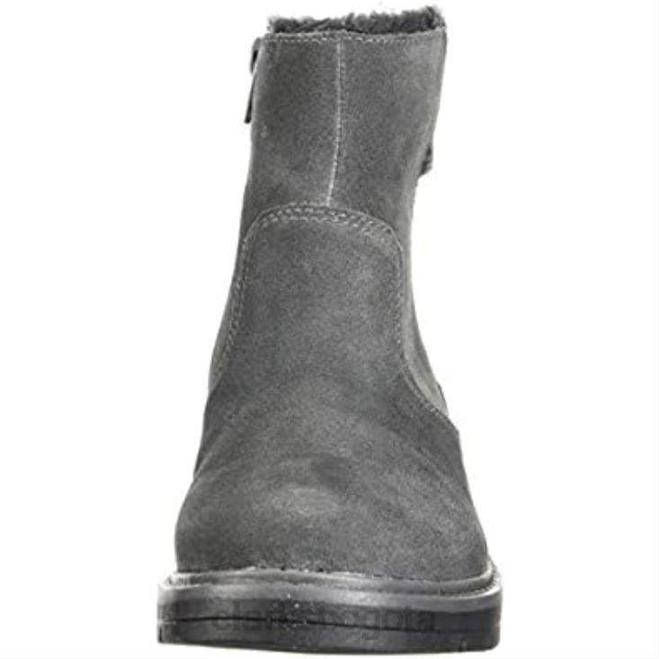 Clarks 0DX8L2638 Botín mujer ivery jet gris oscuro ante forrado cálido clarks mujer gamuza con forro cálido gris oscuro