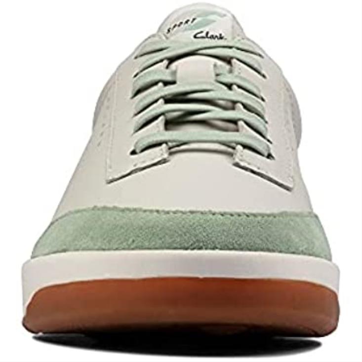 Clarks 0DX8L2640 Zapatillas casual de mujer clarks hero air lace verdes blancas mujer verde blanco