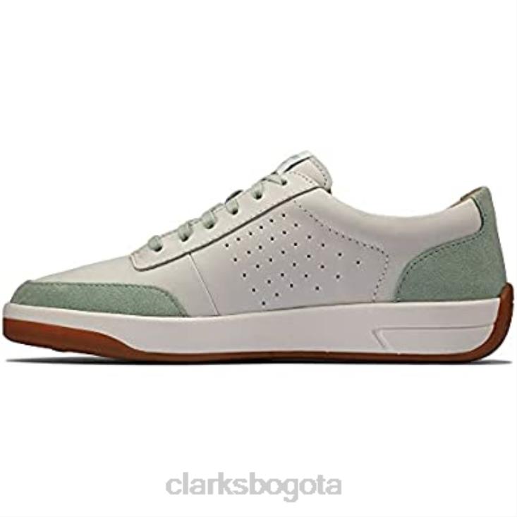 Clarks 0DX8L2640 Zapatillas casual de mujer clarks hero air lace verdes blancas mujer verde blanco