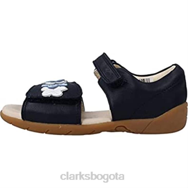 Clarks 0DX8L2646 sandalias de niña zora finch t cerradas azul marino clarks niños Azul marino