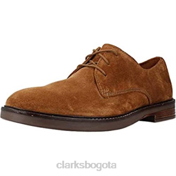 Clarks 0DX8L2647 derbys clarks paulson pla para hombre ante marrón tostado ante tostado hombres ante marrón ante ante tostado