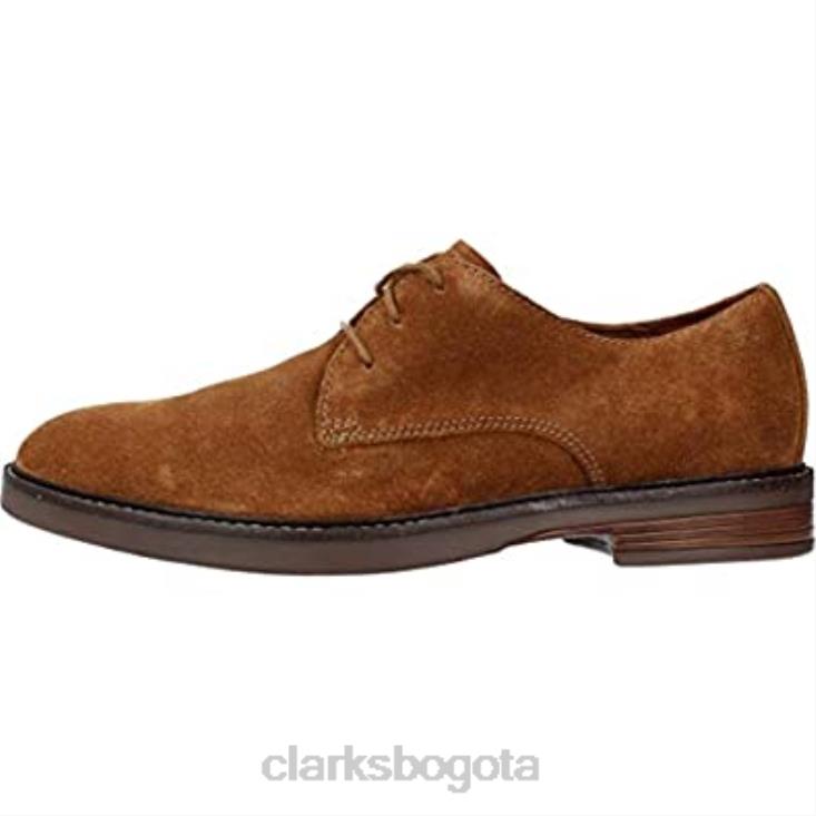 Clarks 0DX8L2647 derbys clarks paulson pla para hombre ante marrón tostado ante tostado hombres ante marrón ante ante tostado