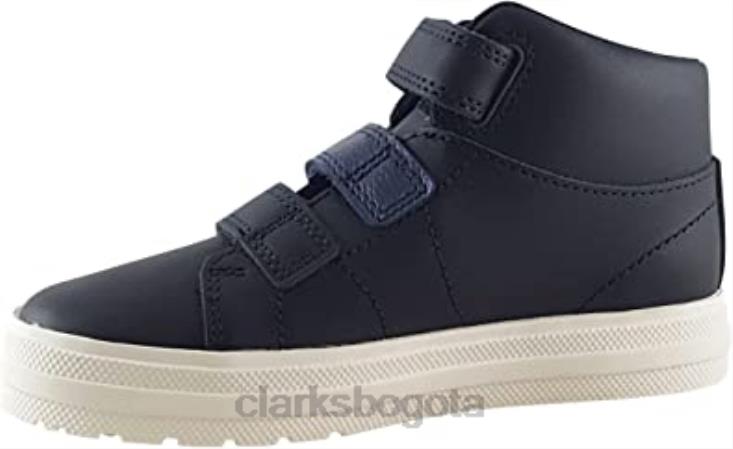 Clarks 0DX8L2653 botas nova fun piel niño azul clarks niños