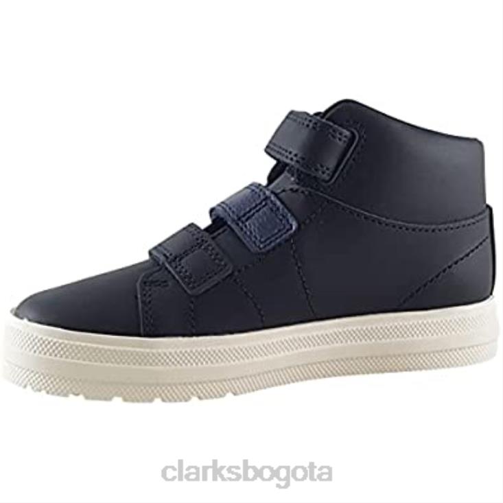 Clarks 0DX8L2653 botas nova fun piel niño azul clarks niños